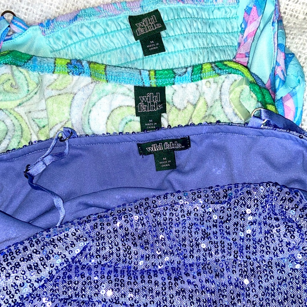 3 NWT Dress Bundle 🌸💕All NWT Wild Fable Summer Color Pop ☀️🍊 🍋 3 Piece